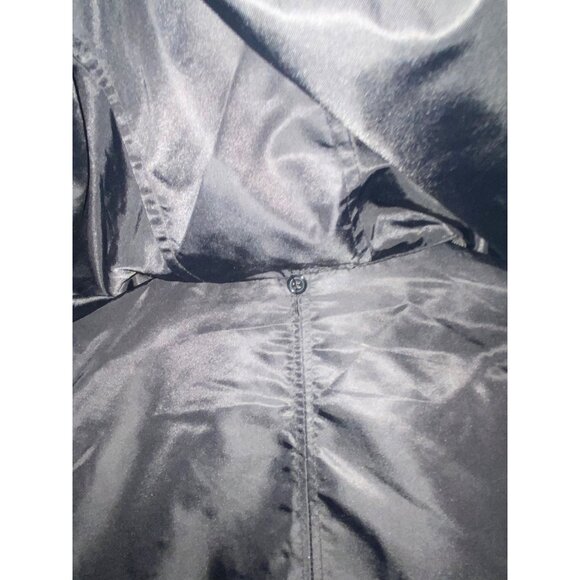 Women's Urban Republic Collection Black Trench Jacket Coat Raincoat Size Medium - Picture 16 of 16